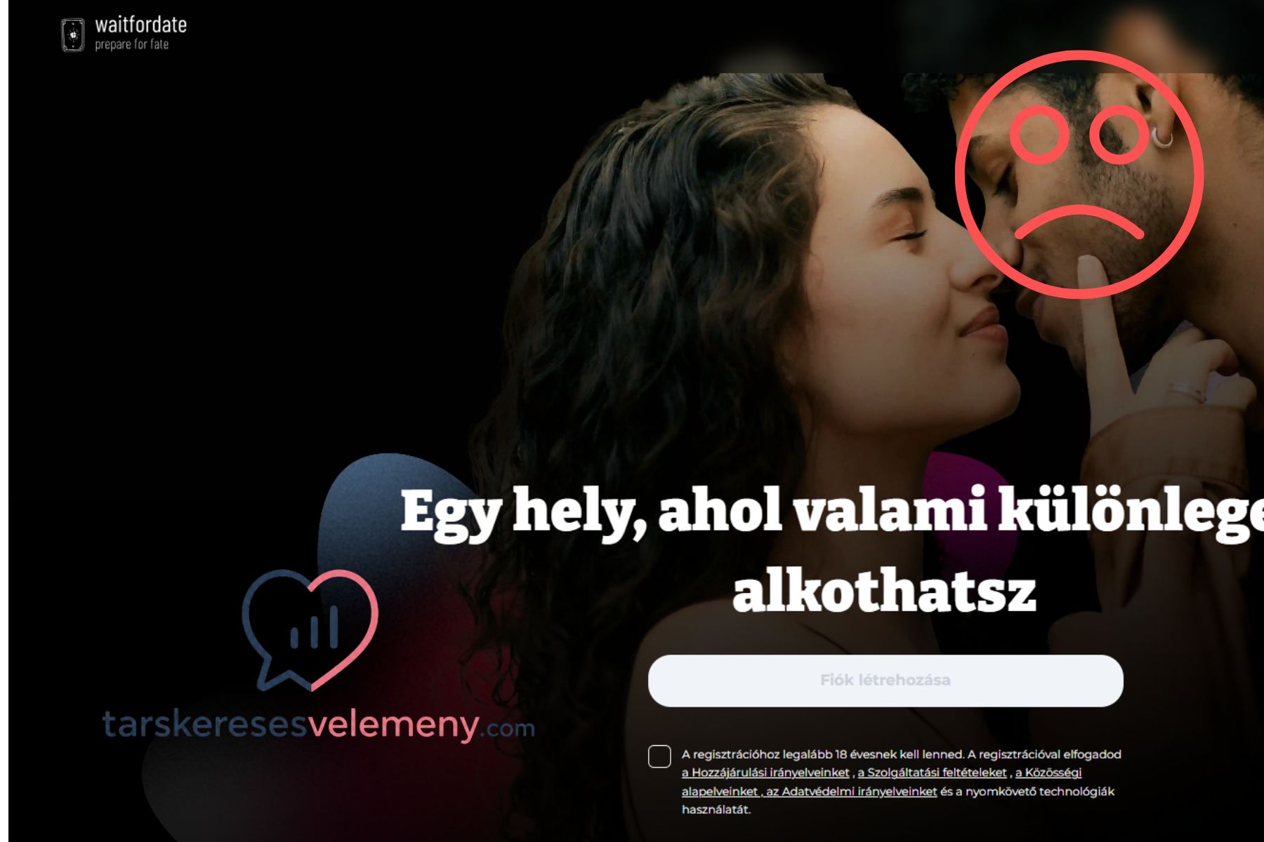 wait for date csalás